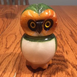 Alabaster Hand Painted Paperweight